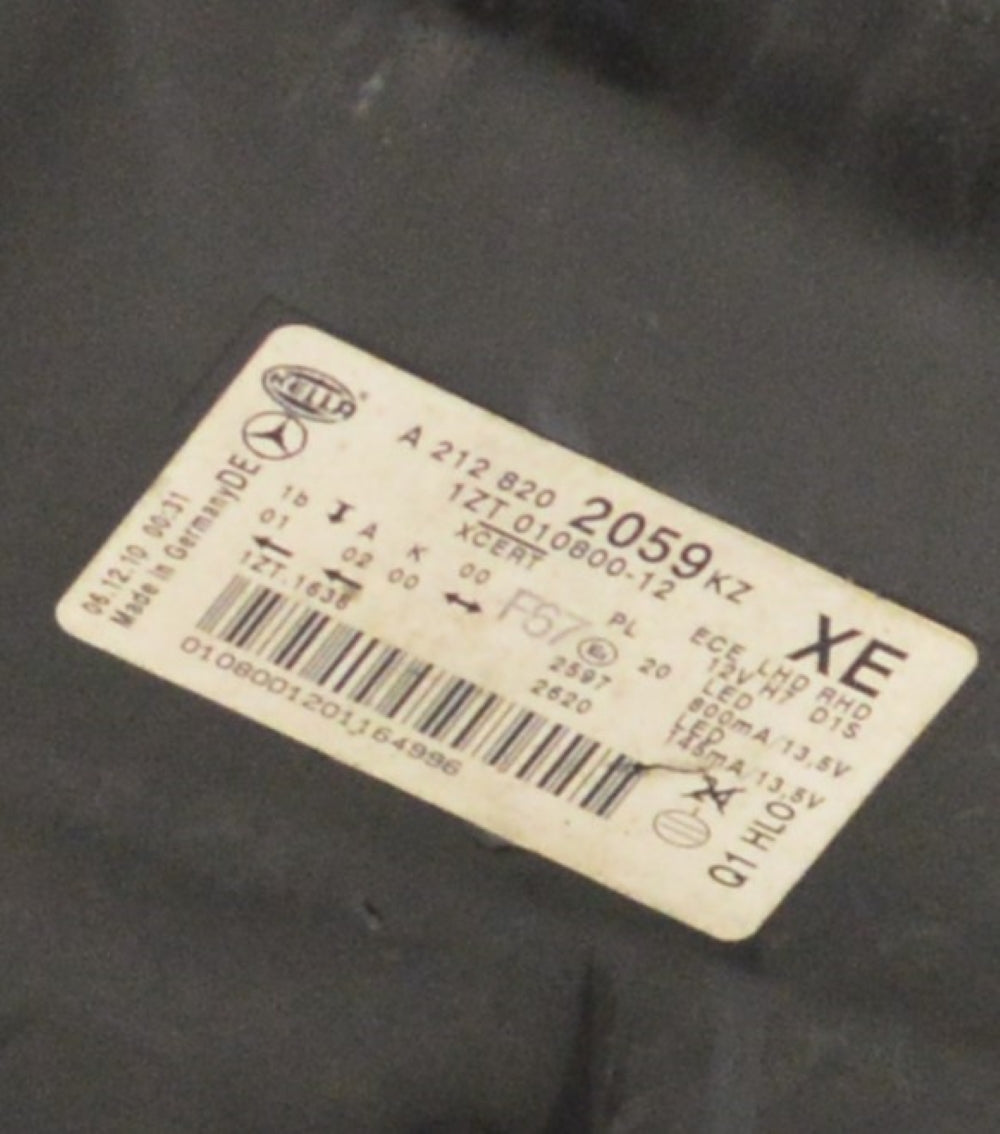 MERCEDES-BENZ E-CLASS (W212) (2009-2016) 2011 Ajovalo oikea - A2128202059KZ